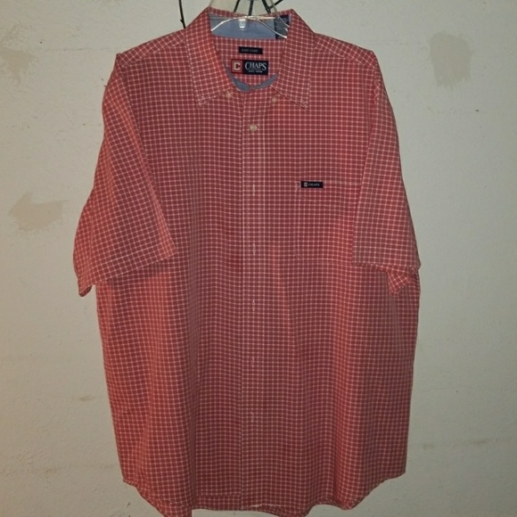 Chaps Button Down Short Sleeves Shirt - Picture 1 of 4